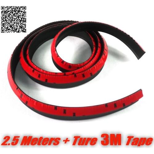 Car Bumper Lip Front Deflector Side Skirt Body Kit Rear Bumper Tuning Ture 3M Tape Lips For Renault Logan / Tondar / Symbol