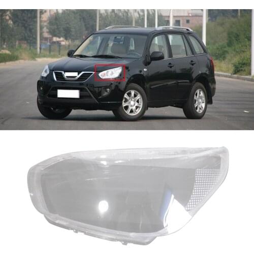 CAPQX For Tiggo 3 2010 2011 2012 2013 Front Headlamp Lampcover Headlight Lampshade Waterproof Bright Lamp Shade Shell Cover