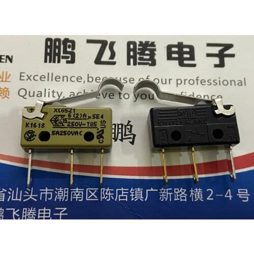 Original new 100% XCG5Z1 micro switch long foot 3pin travel limit reset 5A with swing rod R-handle