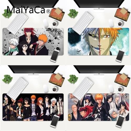 Bleach mouse mat high quality DIY picture with edge locking Gaming Mouse Pad gamer Large Deak Mat 800x400mm for overwatch/cs go