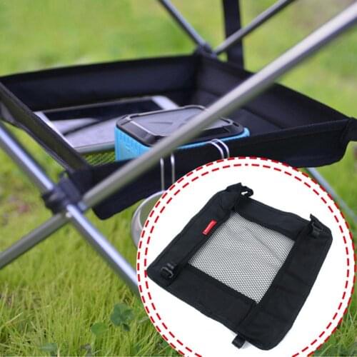 Outdoor Folding Table Storage Hanging Net Bag Camping Hiking Accessories Storage Tool Bag For Carrying