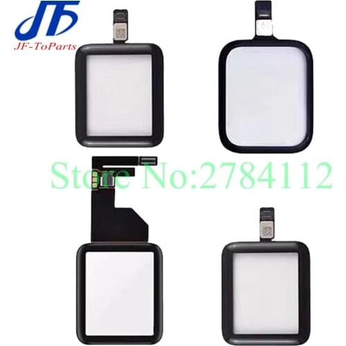 10Pcs Touch Screen Digitizer Panel For Apple Watch Series 1 2 3 4 5 38mm 42mm 40mm 44mm LCD Front Glass Outer With Flex Cable