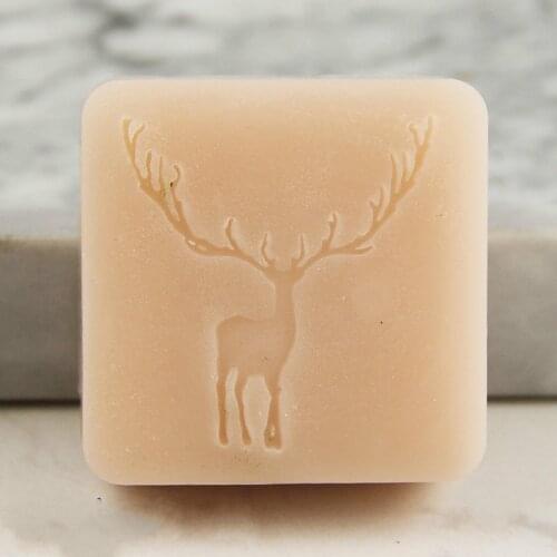 Deer handmade soap stamp Chapter seal mold mini diy patterns natural 4-5cm
