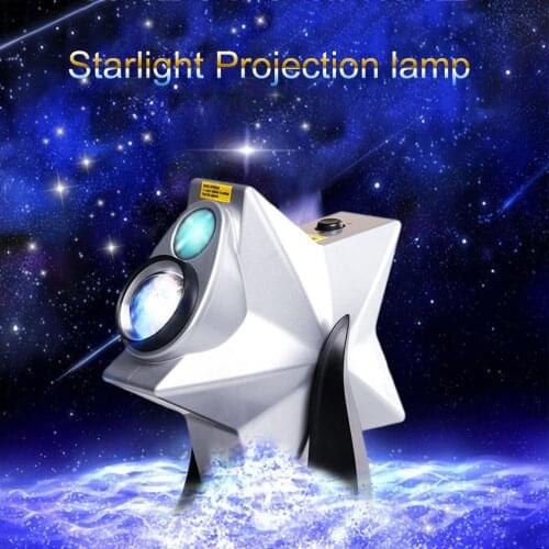 Popular Stars Twilight Sky Novelty Night Light Projector Lamp LED Laser Light Dimmable Flashing Atmosphere Christmas Gift