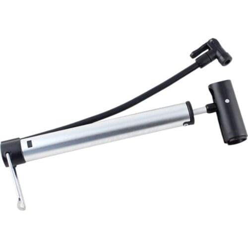 Portable Bicycle Pump Aluminium Tube Tire Air Inflator Fixed Bike Rack Schrader Presta Valve Ball Needle Hose MTB Accessories