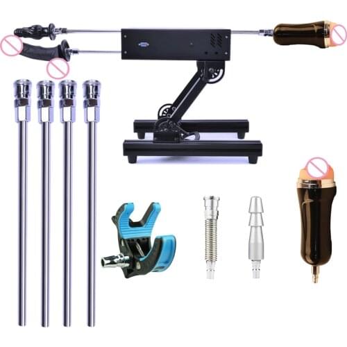 Fredorch Premium 200W Powerful Wireless Control Sex Machine 360° Angle Adjustable Love Machine with Dildo and Masturbation Cup