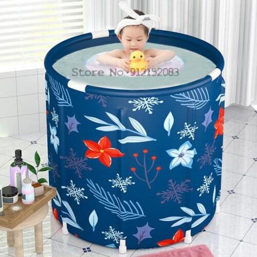 Foldable Bathtub, 80 Large, Household Waterproof Cloth Bathtub For Adults, Bath Artifact, Whole Body Bath Tub For Children