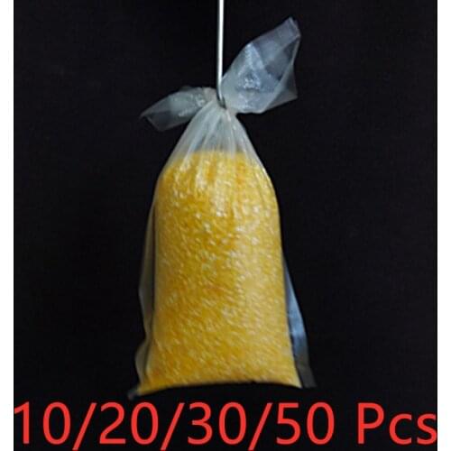 New 10/20/30/50Pcs PVA Bags Carp Fishing Tackle Water Dissolving PVA Bags for Carp Coarse Boilie Bait Bag for Bait Throwing