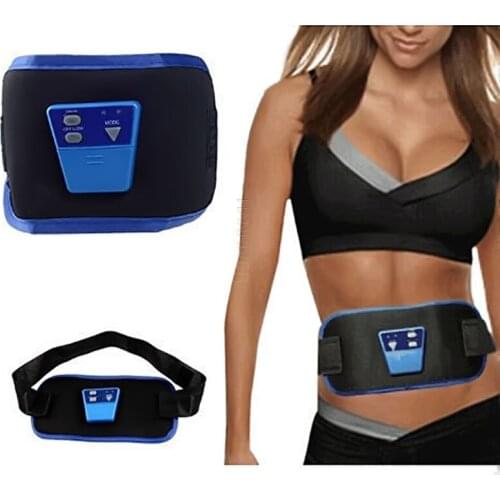 Unisex Elektrische Afslanken Riem Afvallen Fitness Massage Sway Trillingen Abdominale Buik Spier Taille Trainer Stimulator