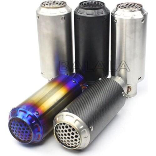 Universal 51mm Motorcycle Exhaust Modified Muffler Pipe For YAMAHA GP Racing Project Sport Motorbike R1 R3 R6 MT07