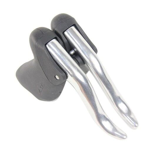 Bicycle road bike aluminum alloy brake lever brake handle 22.2-23.8mm,TT Brake Lever for Fixed Gear/Road Bikes, 1pair SCS012