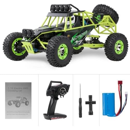 WLtoys 12428 RC Car 4WD 1/12 2.4G 50KM/H High-Speed Monster Vehicle Remote Control Buggy