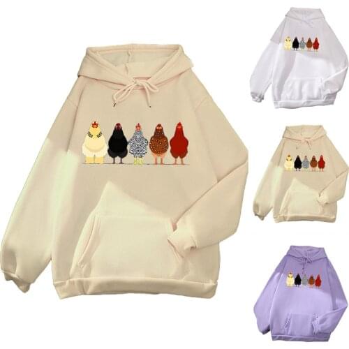 Womens Casual Printed Top Comfy Simple Sweatshirt Long Sleeve Loose Hooded Sweatshirt Top With Pocket Sudadera Free Shipping