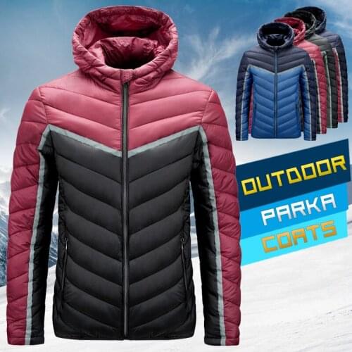 Winter down jacket cotton jacket men 2021 new jacket puffer jacket mens warm jacket windproof zipper jacket jacket clothes men