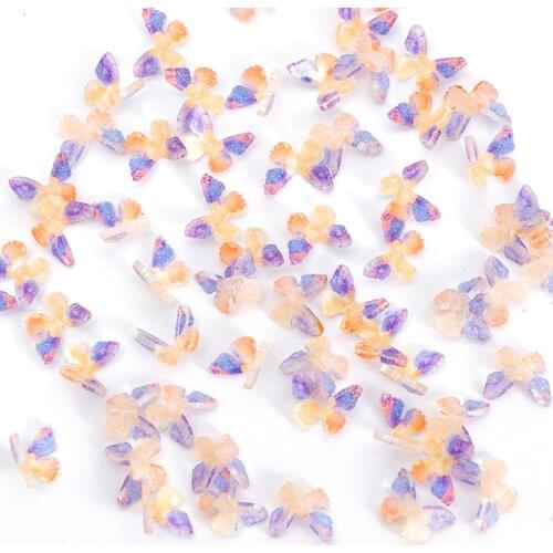 5pcs Acrylic Rhinestones Colorful Nail Rhinestoens DIY Clothes Nails 3D Nail Art Decoration 7x9mm
