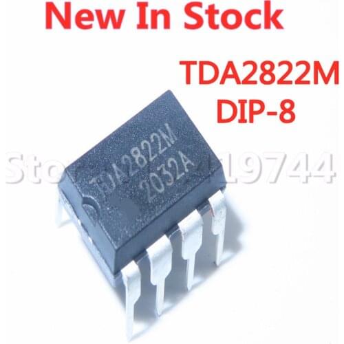 5PCS/LOT TDA2822 TDA2822M DIP-8 audio power amplifier IC IC In Stock NEW original IC