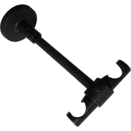 D16mm Curtain Rod Decorative Ceiling Double Bracket. , Curtain Accessories Bracket for Window Decoration