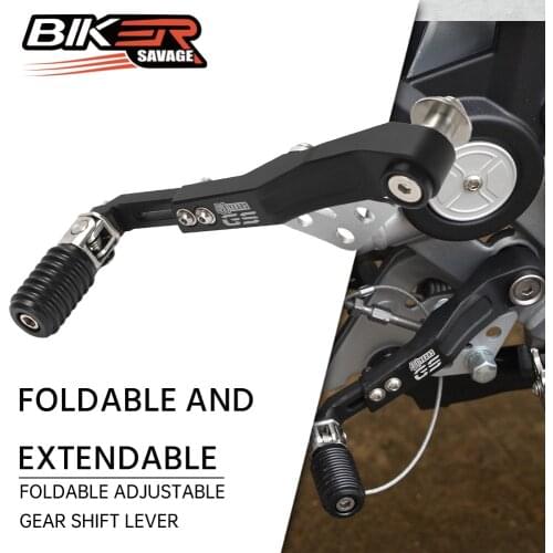 For BMW R1200GS R1250GS Motorcycle Accessories Left Gear Shift And Right Foot Brake Pedal Lever Moto Adjustable Foldable Parts