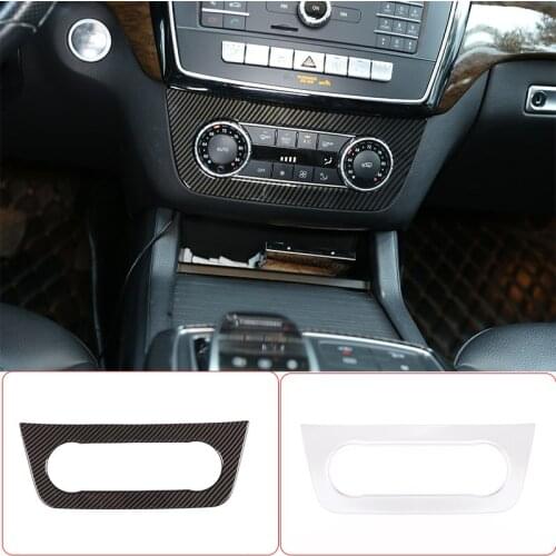 Central Control Air Outlet Vent Decorative Frame Trim For Mercedes Benz ML GLE GL GLS Class W166 X166 ABS Matt Car Accessories