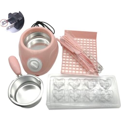 Stainless Steel Plastic Hot Chocolate Melting Pot Electric Fondue Melter Machine 95AC