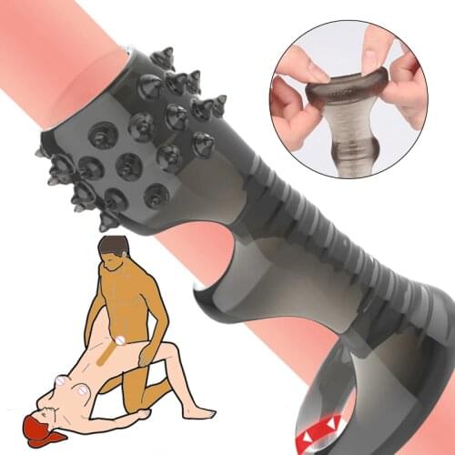 Adult Erotic Games Penis Sleeve BDSM Delayed Ejaculation Chastity Device Lock Sperm Penis Erection Erotic Sex Toys For Men Shop