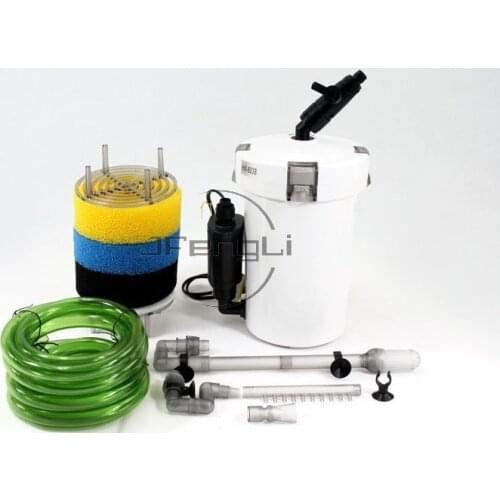 Sunsun Filter Super Quiet 6W 400L/H External Filter System HW-603B /w Pump And Pipes Aquarium Fish Plant Tank