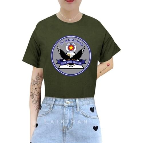 Policia Militar Harajuku T-shirts Summer Men/Women Hip Hop Funny Print Policia Tshirt Streetwear t shirts Short Sleeve Tops