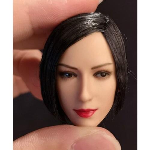 YMTOYS 1/6 Scale Asian Female Head Sculpt Cute Girl Ada Head for 12inch Phicen Tbleague JIAOUL Doll Body toys