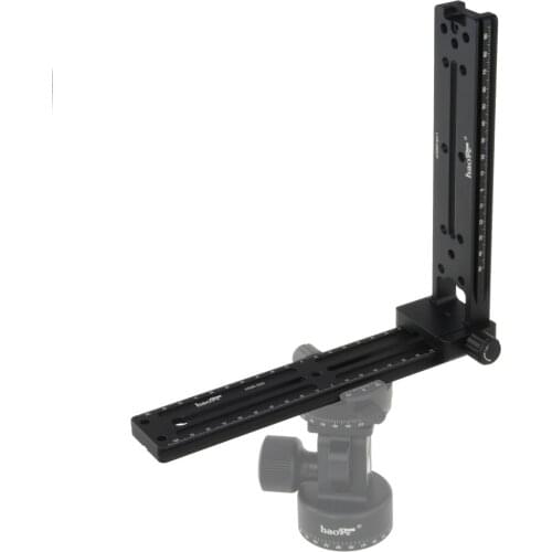 Haoge Quick Release Vertical L Plate Set for Panorama Panoramic Head Fit Arca Swiss Sunwayfoto Markins Sirui Kirk RRS Benro CP