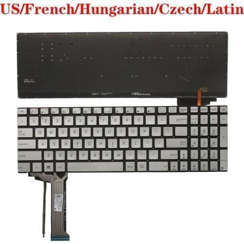 US/Latin/Hungarian/French/Czech/keyboard FOR ASUS GL771 GL752V GL771JM GL771JW N751 N751J N751JK N751JX N551JQ GL552VX