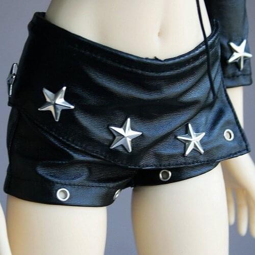[wamami] 367# Black 1/3 PU Leather Pants SD DZ DOD AOD BJD Dollfie