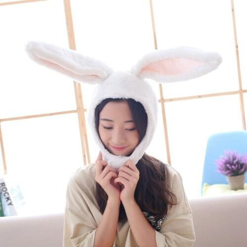 Cute girl hat plush rabbit ear hat rabbit head cover photo props Photo Props performance props
