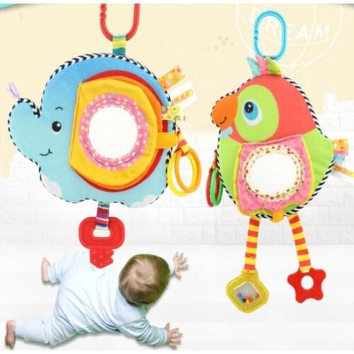 Soft Cloth Book Toys Infant Learning Education Stroller Rattle Toys For Baby Early Development Story Quiet Books