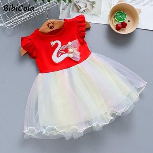 Bebes Princess Dress baby Girls summer party dress fashion flower style dress for baby newborn wedding dress