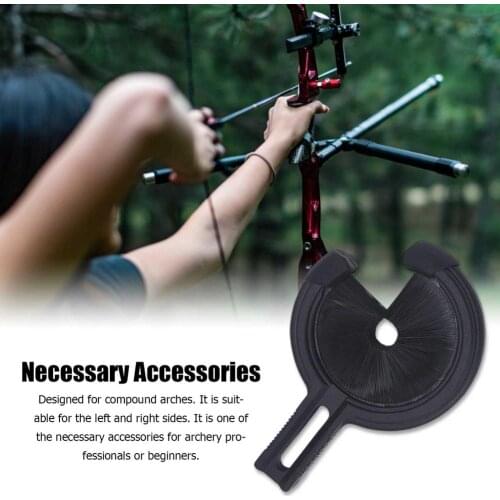 Bow Rest Archery Arrow Compound Bow Rest Round Hand Brush Screw Bristle Arrow Stand On For Arrow Maintenance Shooting Accessory