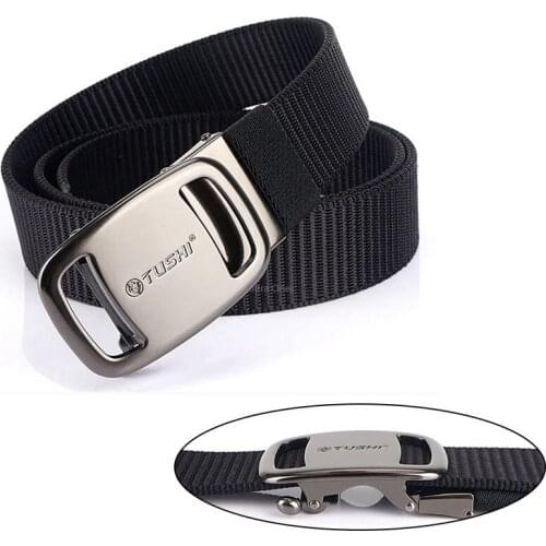 Elastic Men Belt Alloy Magnetic Buckle Military Working Tactical Belt for Training Hiking Cycling Riding Cs Army Waist Belt New
