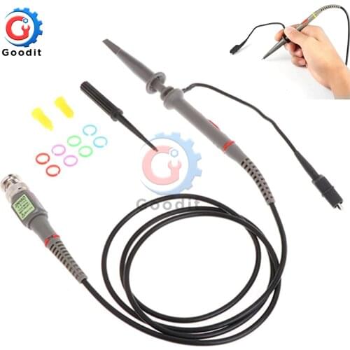 Oscilloscope Probe Kit 1 Set High Quality P6100 Oscilloscope Probe DC-100MHz Scope Clip Probe 100MHz Oscilloscope Clip