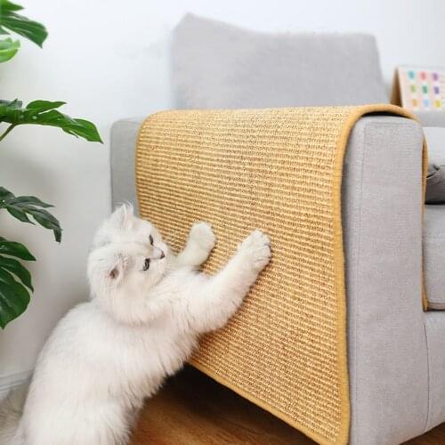 SHUANGMAO Cat Scratcher Sisal Board Cat Scratch for Sharpen Nails Cats Tree Cat Toys Chair Table Sofa Mats Furniture Protector