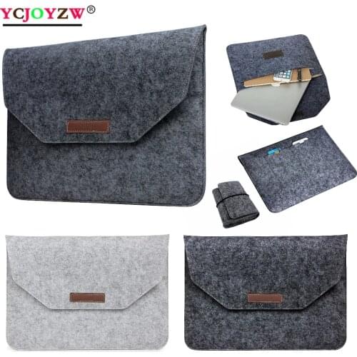 Slim Laptop Bag Case For MacBook M1 Chip Air Pro 11 12 13 15 16 inch HuaWei bag Computer Fabric Sleeve Cover Accessories