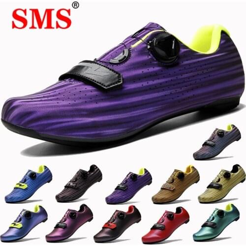 SMS Outdoor Breathable Cycling Shoes Men Women Non-slip Road Mountain Bike MTB Shoes With Flat Rubber Sole Leisure Cycling Shoes