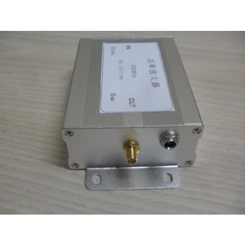 NEW 1PC 433MHz (430-470MHz) 5W Bi-directional Amplifier Amplifier High Frequency Amplifier RF Amplifier Data Communication Data