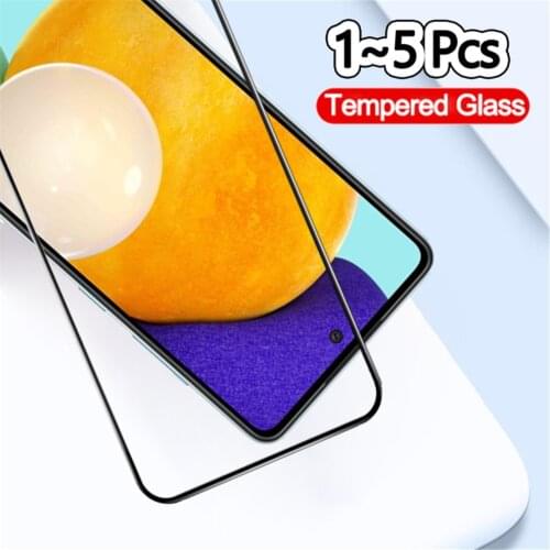 1-5 Pcs, A52 Glass for Samsung A52 4G/5G Screen Protector Samsung Galaxy A 52 Tempered Glass A52 Samsung A 52 Glass