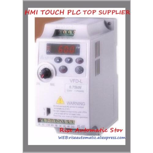 1 Phase 220V 400W 0.5HP 2.5A 400HZ New VFD004L21A VFD-L Inverter AC Motor Drive