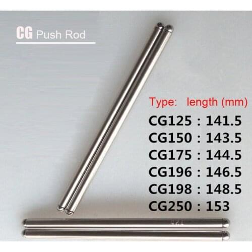1 pair Motorcycle Engine Rocker Arm Connecting Push Rod Mandrel for CG125 CG150 CG175 CG196 CG198 CG200 CG250 Dirt Bike Go Cart