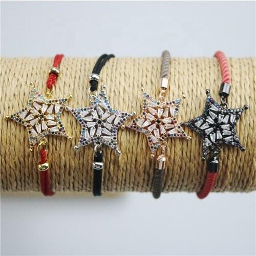 10pcs/lot Handmade adjustable cz bracelet,fashion cubic zircon accessories,ladies bracelet jewelry