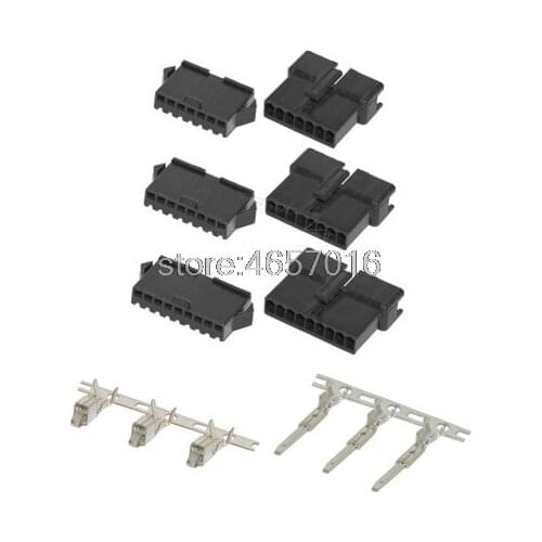 20sets JST 2.54mm SM 2/3/4/5/6 Pins Multipole Connector Plug With Ternimal Male And Female