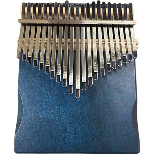 21 Key Kalimba Thumb Piano Finger Sanza Mbira High-Quality Mahogany Wood Body Keyboard Musical Instrument for Kids Beginner Gift