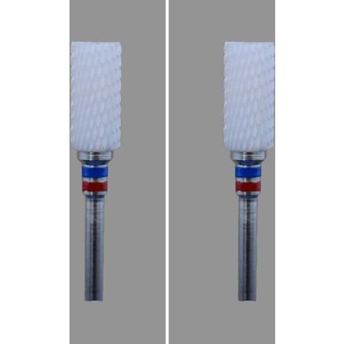 White 2Pcs/Lot-Zirconia Ceramic Dental Lab Burs - Cross cut super fine (0603.060)