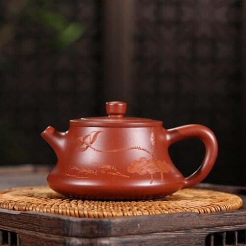 Sand pot teapot tea sets are recommended dahongpao painted stone gourd ladle pot pot new specials wechat business agent
