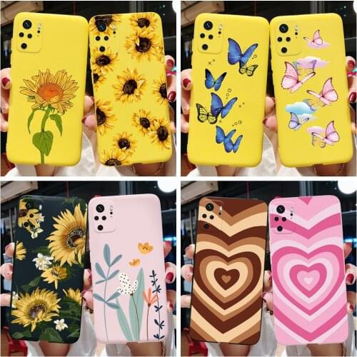 For Xiaomi Redmi Note 10 4G note10 Pro Case Silicone Cute Clear Soft Printed Back Cover For Redmi Note 10 Pro Max 10s Phone Case